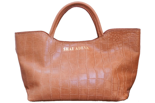 Pirogue Mini Crossbody - Natural Tan