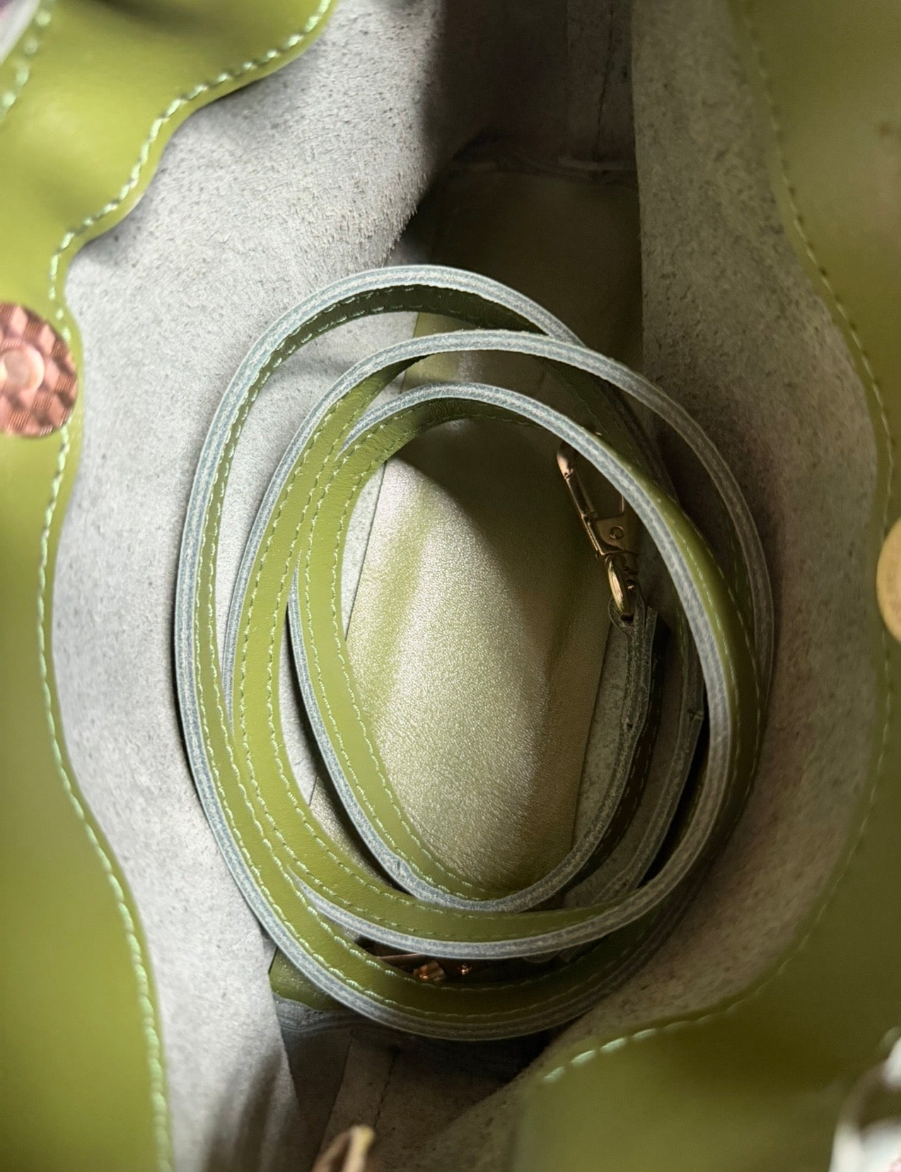 Pirogue bebe crossbody - Olive green