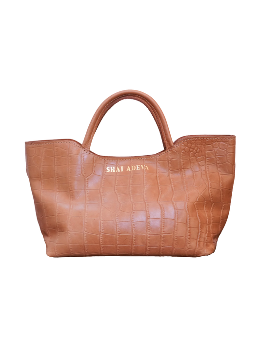 Pirogue Mini Crossbody - Natural Tan